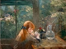 【ベランダにて】ベルト・モリゾーポーラ美術館収蔵