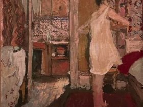 【服を脱ぐモデル、マルゼルブ大通り】エドゥアール・ヴュイヤールーポーラ美術館収蔵