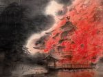 【金閣炎上】川端龍子ー東京国立近代美術館所蔵