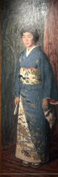 【日本婦人の肖像(黒木夫人)】エドモン=フランソワ・アマン=ジャンー国立西洋美術館所蔵