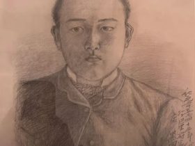【自画像】黒田清輝‐東京国立博物館黒田記念館所蔵