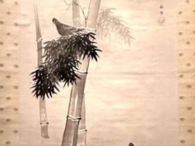 【竹鳩之図】橋本雅邦－皇居三の丸尚蔵館収蔵