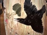 【稲穂に群雀図花瓶】濤川惣助、絵付泉梅一－皇居三の丸尚蔵館収蔵