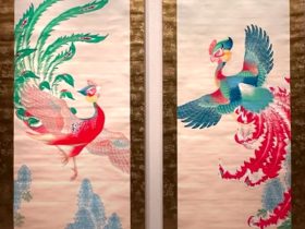 【鳳凰之図】結城素明－皇居三の丸尚蔵館収蔵