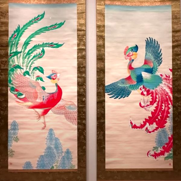 【鳳凰之図】結城素明-皇居三の丸尚蔵館収蔵