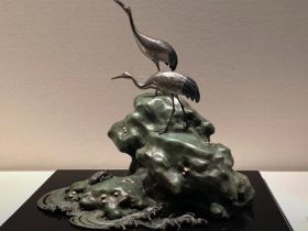【岩上鶴亀】加藤龍雄－皇居三の丸尚蔵館収蔵