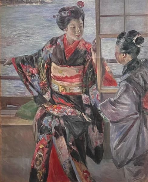 【舞妓】黒田清輝‐東京国立博物館黒田記念館