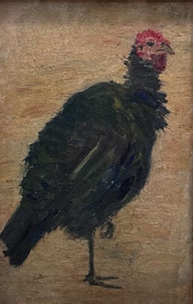 【七面鳥】黒田清輝‐東京国立博物館黒田記念館収蔵