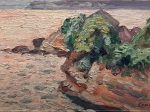 【鎌倉にて(小壺にて)】黒田清輝‐東京国立博物館黒田記念館収蔵