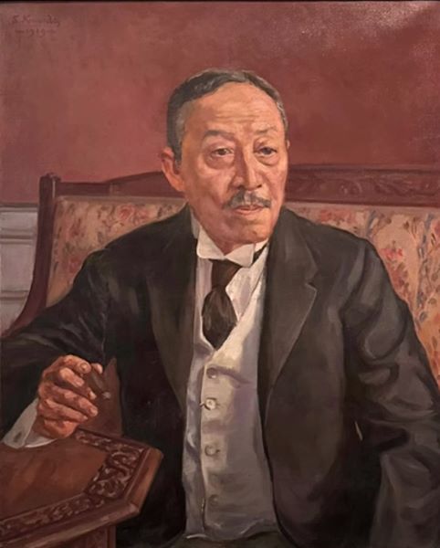 【木村翁肖像】黒田清輝‐東京国立博物館黒田記念館所蔵
