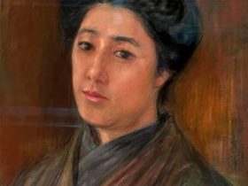 【夫人肖像】黒田清輝‐東京国立博物館黒田記念館所蔵