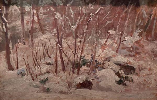 【雪】黒田清輝‐東京国立博物館黒田記念館所蔵