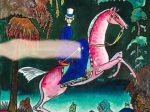 【女性ライダーと青い獅子】ワシリー・カンディンスキーーロシア国立博物館所蔵