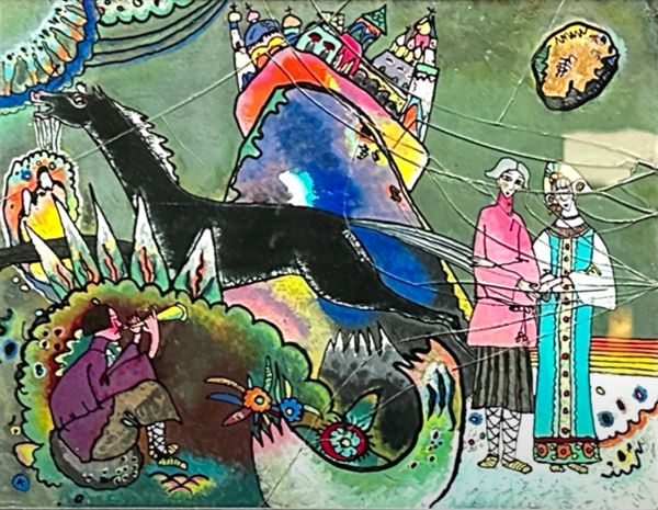 【黄金の雲】ワシリー・カンディンスキーーロシア国立博物館所蔵