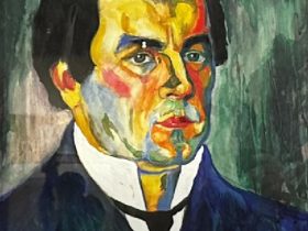 【ラ・ジョコンダ（部分日食）のコンポジション】カジミール・マレーヴィチーロシア国立博物館所蔵