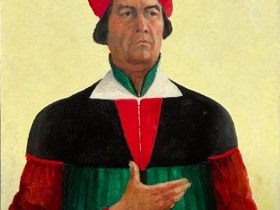 【自画像（アーティスト）】カジミール・マレーヴィチーロシア国立博物館所蔵