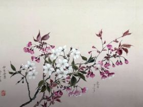 【桜花図巻】跡見玉枝‐東京国立近代美術館所蔵