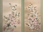 【桜図屏風】跡見玉枝－皇居三の丸尚蔵館所蔵