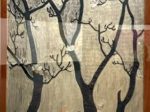 【草花図屏風】藤井達吉‐東京国立近代美術館所蔵