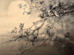 【春宵花影図】松林桂月‐東京国立近代美術館所蔵