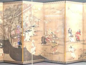 【観桜図屏風】住吉具慶‐東京国立博物館所蔵