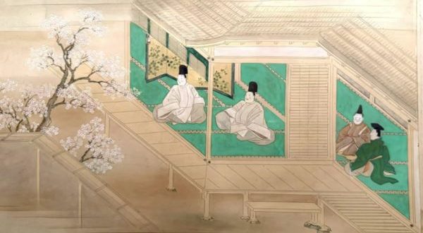 【伊勢物語絵巻 巻第二】絵住吉如慶筆、詞愛宕通福‐東京国立博物館所蔵