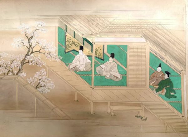 【伊勢物語絵巻 巻第二】絵住吉如慶筆、詞愛宕通福‐東京国立博物館所蔵
