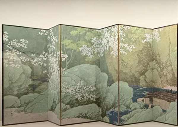 【行く春】川合玉堂‐東京国立近代美術館所蔵