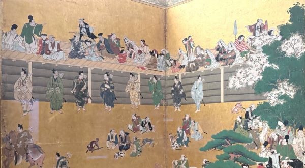 【犬追物図屏風】筆者不詳‐東京国立博物館所蔵