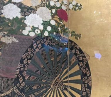 【花車図屏風】筆者不詳‐東京国立博物館所蔵