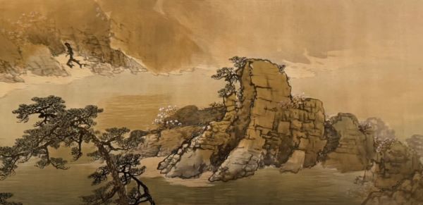 【塩原の奥】山元春挙‐東京国立近代美術館所蔵