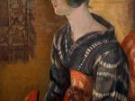 【赤い扇】有馬さとえ(三斗枝)‐東京国立近代美術館所蔵