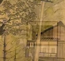【日暮里の新緑】戸張孤雁‐東京国立近代美術館所蔵