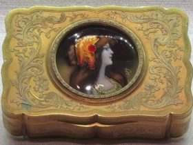 【アール・ヌーヴォー期女性像の小箱】梶コレクションー国立西洋美術館所蔵
