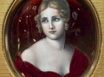 【ポーリーヌ・ボナバルト》に基づくエマーユ絵画】ガメー梶コレクション