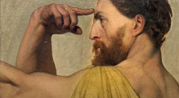 【フェイディアスの習作】ジャン=オーギュスト=ドミニク・アングルーサンディエゴ美術館所蔵