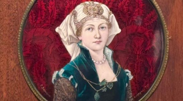 【ルネサンス期ファッションの若い女性】ポール・ボノー-梶コレクションー西洋国立美術館所蔵