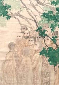 【釈迦十六羅漢】横山大観‐東京国立博物館所蔵