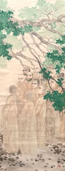 【釈迦十六羅漢】横山大観‐東京国立博物館所蔵