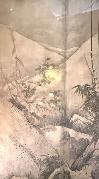 【四季花鳥図屏風】伝雪舟等楊‐東京国立博物館所蔵