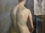 【ら体・女(後半身)】黒田清輝‐黒田記念館所蔵