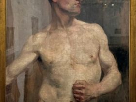 【ら体·男(半身)】黒田清輝‐黒田記念館所蔵