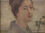 【婦人肖像】黒田清輝‐黒田記念館所蔵