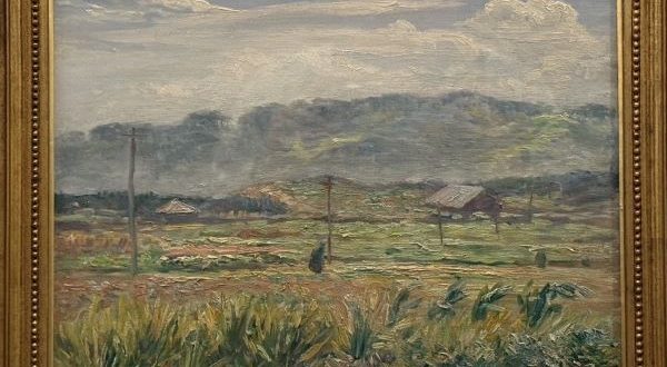 【田園の夏】黒田清輝‐黒田記念館所蔵