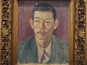 【佐野昭肖像】黒田清輝‐黒田記念館所蔵