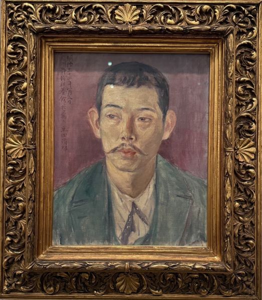 【佐野昭肖像】黒田清輝‐黒田記念館所蔵