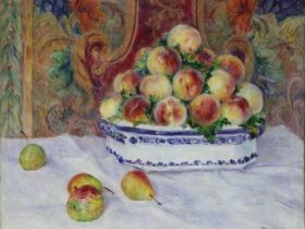 【桃のある静物】ルノワール‐メトロポリタン美術館所蔵