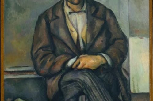 【座っている農民】ポール・セザンヌ‐メトロポリタン美術館所蔵