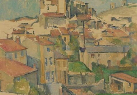 【ガルダンヌの風景】ポール・セザンヌ‐メトロポリタン美術館所蔵