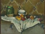 【壺とカップとリンゴの静物画Still Life with Jar, Cup, and Apples】ポール・セザンヌ‐メトロポリタン美術館所蔵